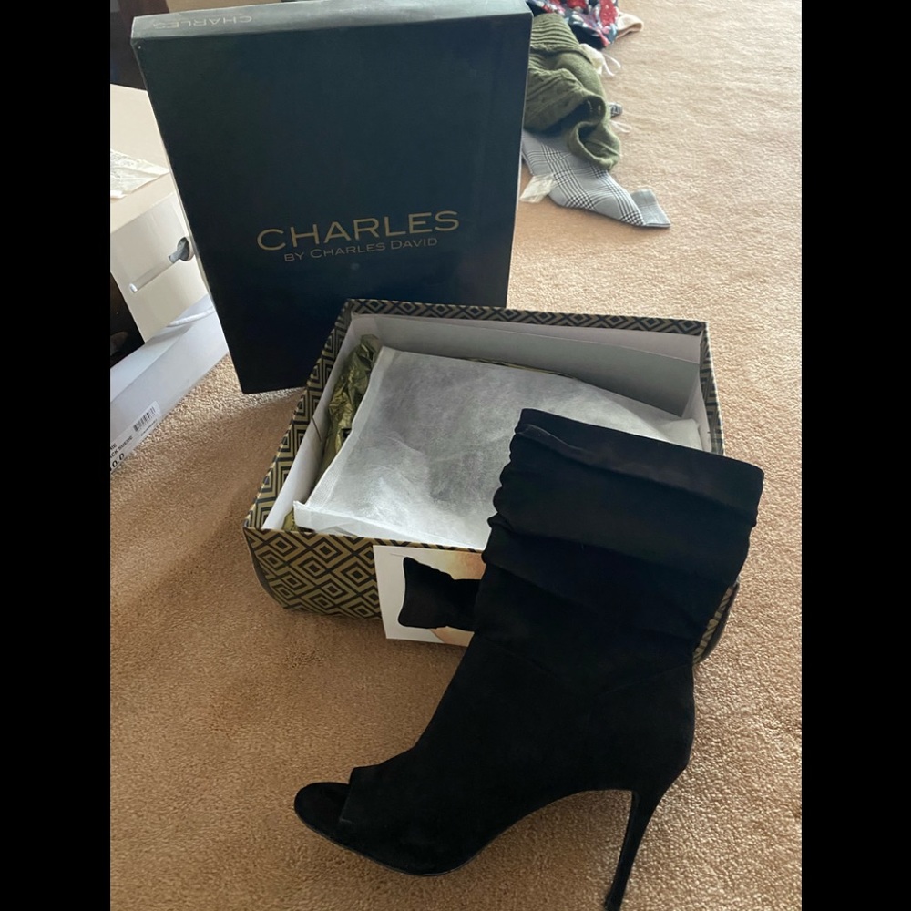 Charles by Charles David open toe bootie